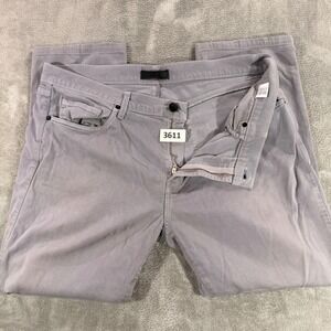 J Brand Pants Mens 37 Grey Straight Leg Five Pocket Trousers